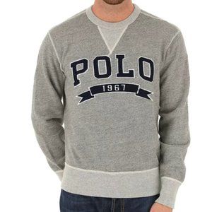 Polo Ralph Lauren Crewneck Gray Sweatshirt Large”